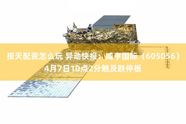 按天配资怎么玩 异动快报：咸亨国际（605056）4月7日10点2分触及跌停板