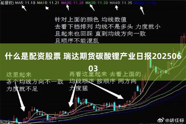 什么是配资股票 瑞达期货碳酸锂产业日报20250603