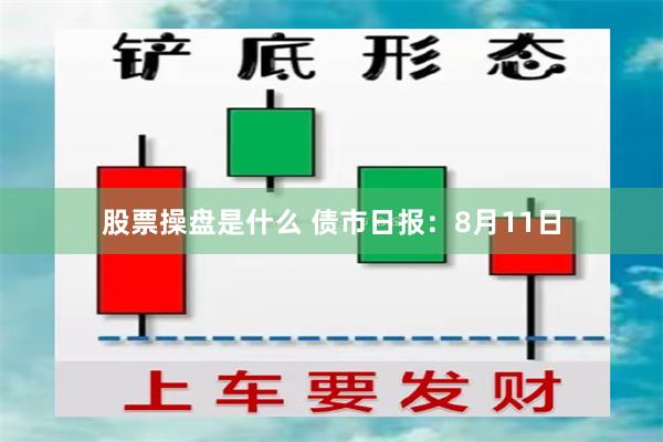 股票操盘是什么 债市日报：8月11日